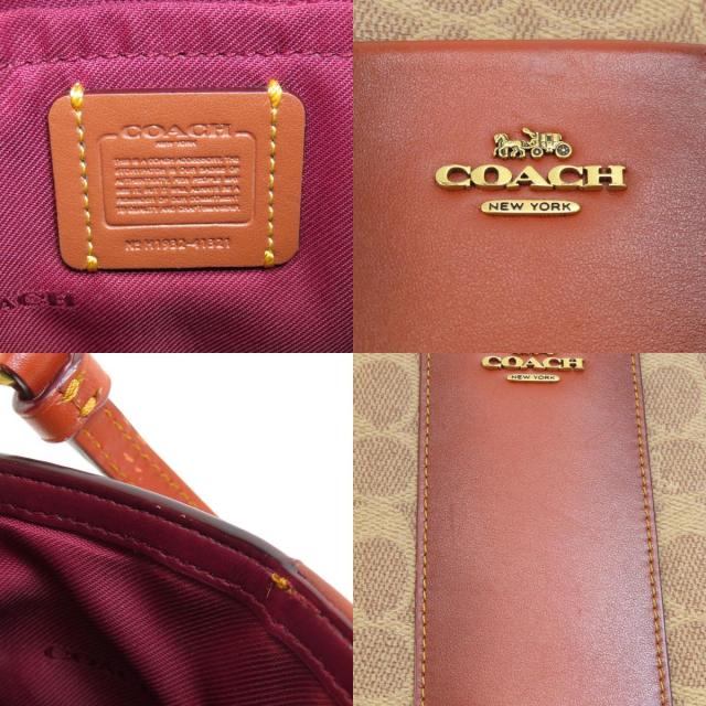 COACH コーチ 41321 シグネチャー ショルダーバッグ PVC