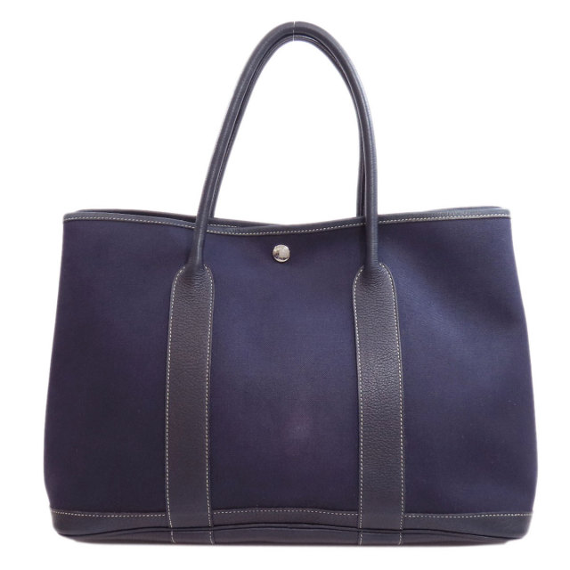 HERMES エルメス ガーデンパーティPM シルバー金具 トートバッグ  