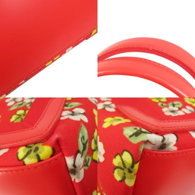 BALENCIAGA バレンシアガ 329933 ネイビーカバス フラワーモチーフ