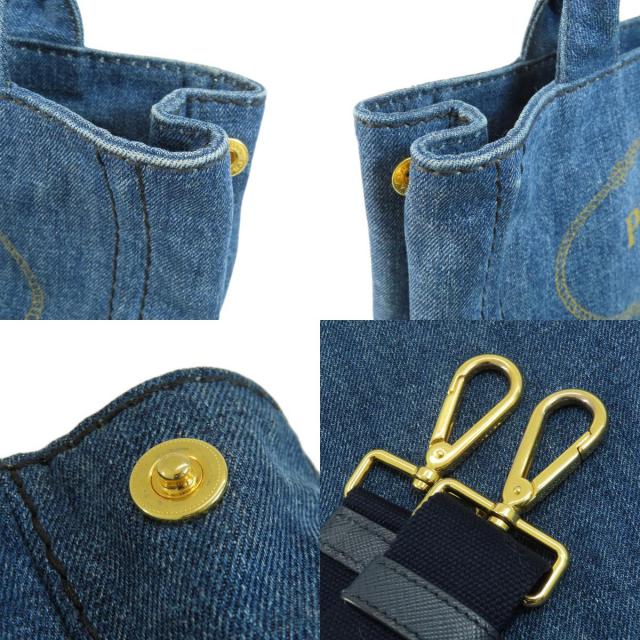 プラダ デニム カナパ ミニ 2WAYハンドバッグ 口コミ・レビュー｜PRADA デニム ファブリック 2WAYハンドバッグ