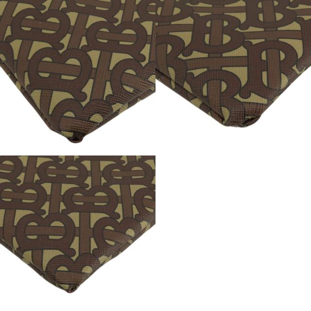 BURBERRY バーバリー Bロゴ 総柄 ハンドバッグ PVC レディース 