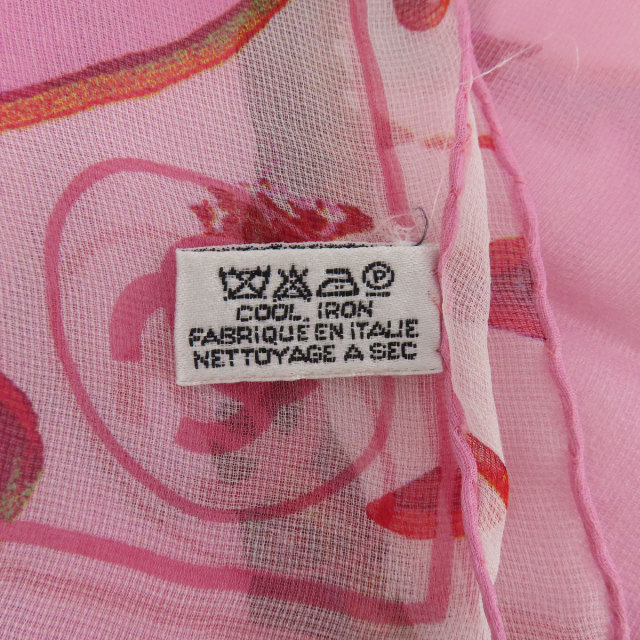 CHANEL シャネル ココマーク スカーフ シルク レディース