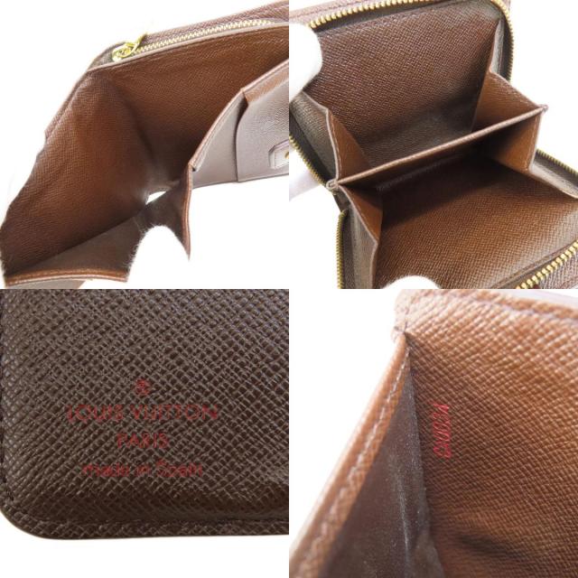 LOUIS VUITTON ルイヴィトン M61668 コンパクト・ジップ 二つ折り財布（小銭入れあり） ダミエキャンバス レディース [中古] LOUIS VUITTON ルイヴィトン ダミエ コンパクトジップ N61668 二つ折り