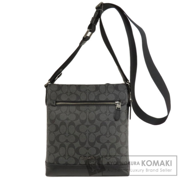 未使用級　コーチ　COACH　ショルダーバッグ　PVC ブラック　9 COACH - 新品 コーチ COACH ショルダーバッグ SHOULDER BAG