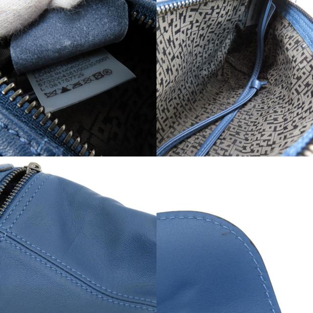Longchamp ロンシャン ロゴ ショルダーバッグ レザー レディース