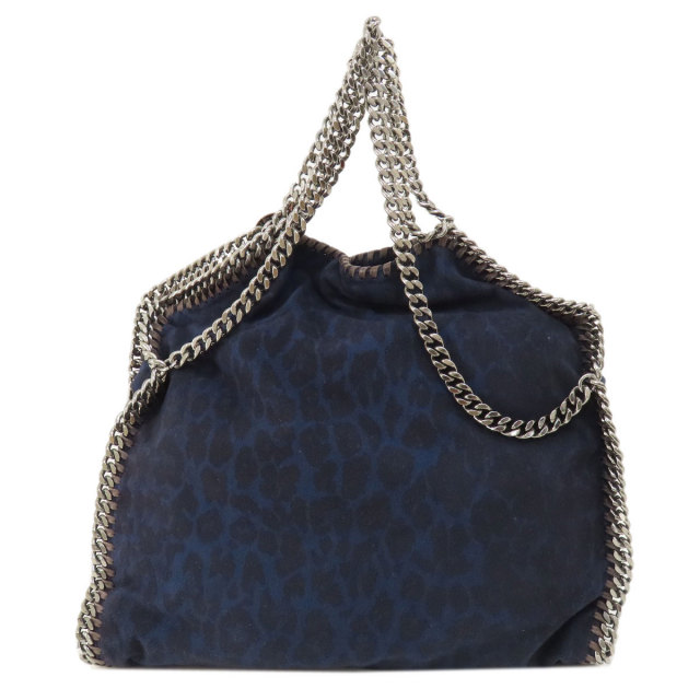 Stella McCartney ファラベラ ネイビー ヒョウ柄 ハンドバッグ