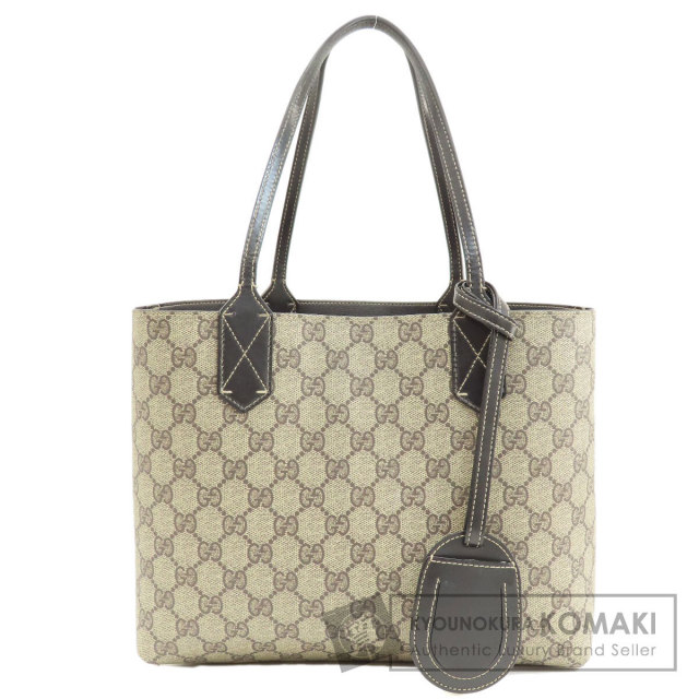 GUCCI グッチ リバーシブル GGスプリーム トートバッグ PVC/レザー  