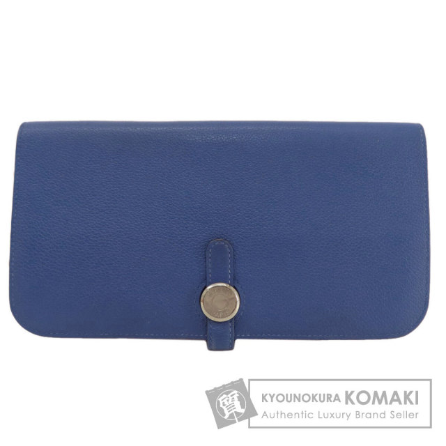 エルメス 長財布（小銭入れなし） ドゴンロング シルバー金具