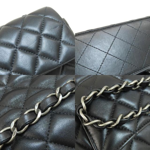 CHANEL シャネル チェーンショルダー マトラッセ シルバー金具  