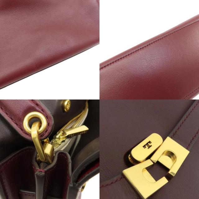 【値下げ】トリーバーチ　リーラジウィル　スモールダブルバッグ 赤 リー ラジウィル スモールダブルバッグ: レディース サッチェルバッグ