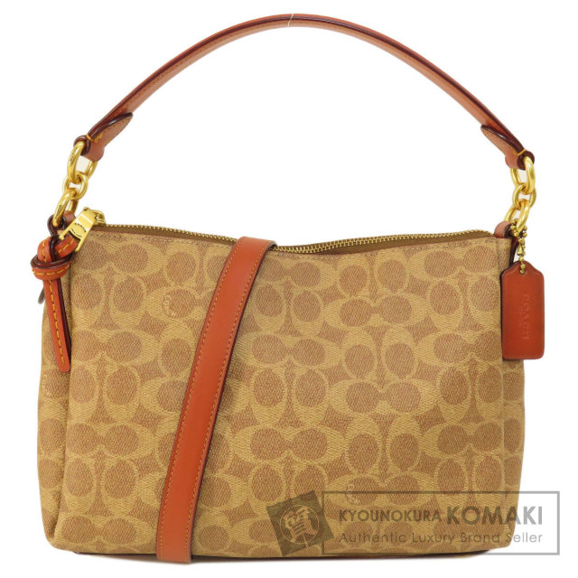 50 COACH コーチ　2WAY ハンドバッグ　ショルダーバッグ 50 COACH コーチ シグネチャー 2WAY ハンドバッグ ショルダーバッグ