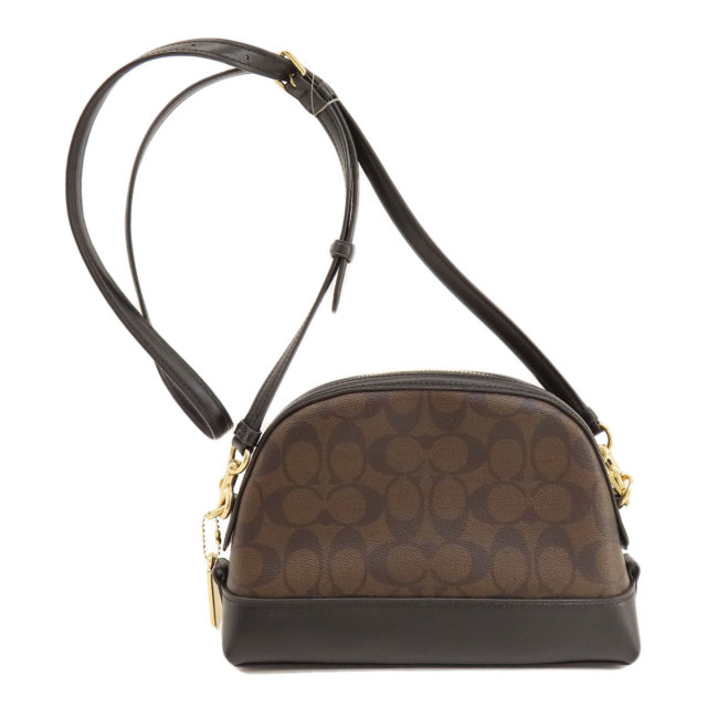COACH コーチ F76674 シグネチャー ショルダーバッグ PVC レディース