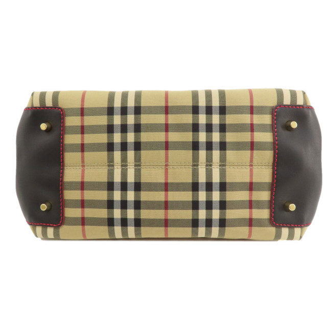 BURBERRY バーバリー ノバチェック 2WAY ハンドバッグ キャンバス  