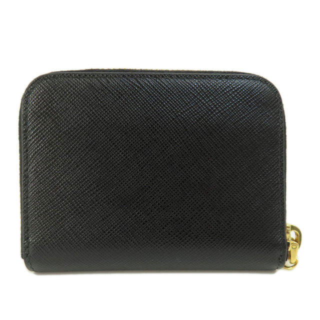 PRADA プラダ サフィアーノ ロゴ金具 コインケース レザー レディース  