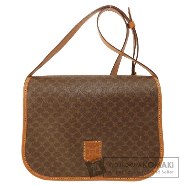 CELINE セリーヌ マカダム ショルダーバッグ PVC レディース 