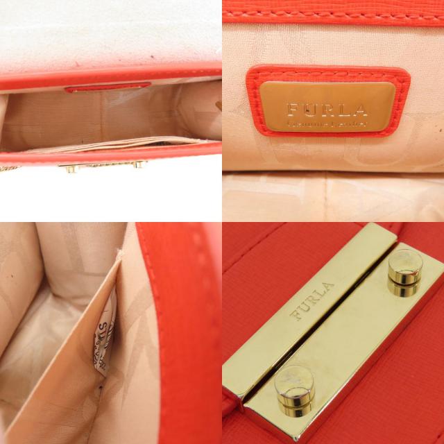 Furla フルラ ジュリア チェーンショルダー ショルダーバッグ レザー  