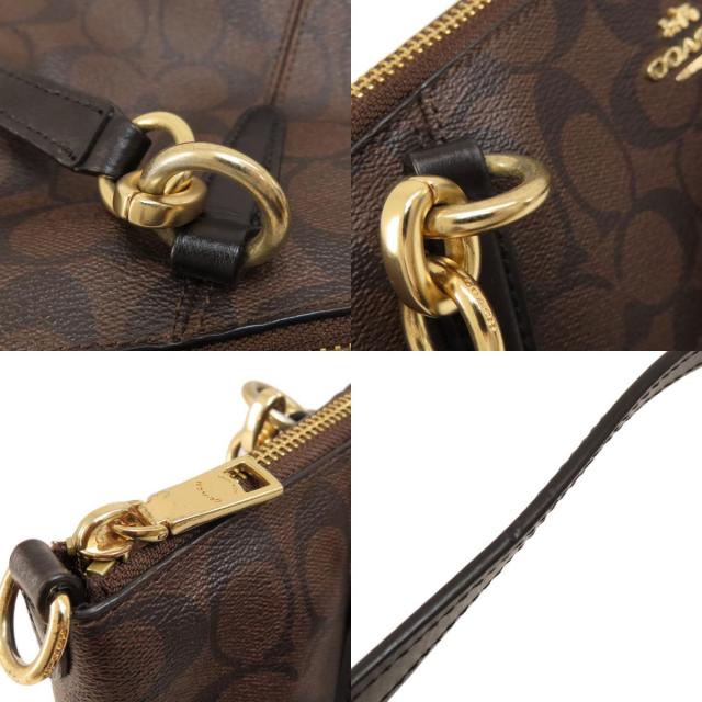 COACH F28989 シグネチャー 2WAY ハンドバッグ PVC レディース COACH