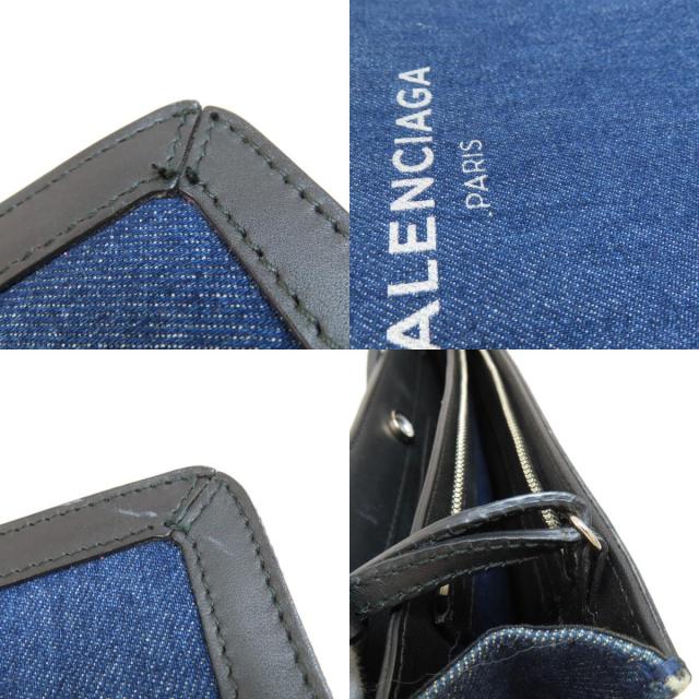 BALENCIAGA バレンシアガ ロゴ デニム ショルダーバッグ デニム レディース 
