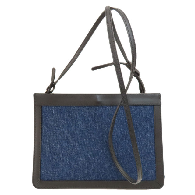 BALENCIAGA バレンシアガ ロゴ デニム ショルダーバッグ デニム レディース 