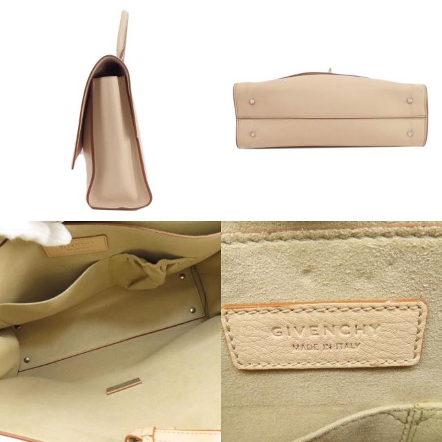 美品❗️ GIVENCHY （ジバンシー）ホワイトレザー 2wayバッグ SummerSALE開催! 8/9～8/18 10時迄!】GIVENCHY ジバンシー 2WAY