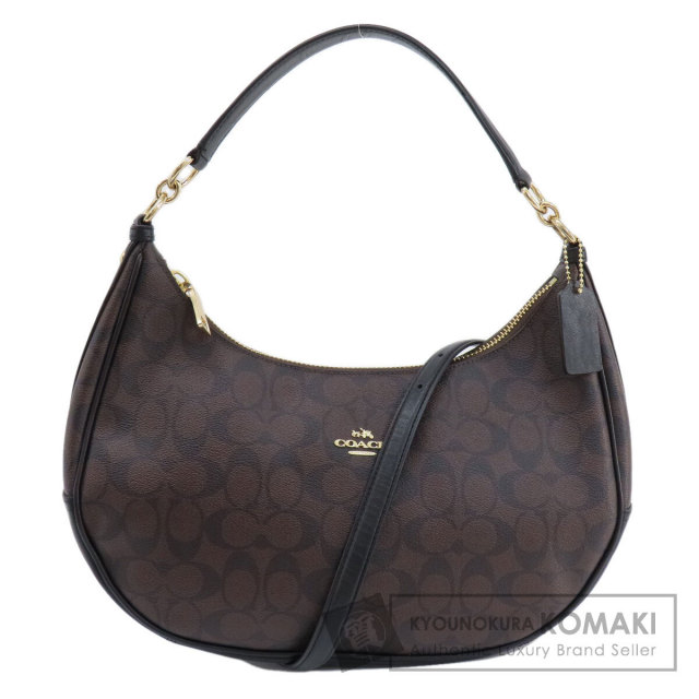 COACH コーチ F58288 シグネチャー 2WAY ショルダーバッグ PVC レディース 
