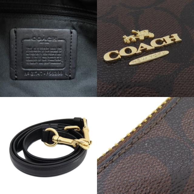 COACH コーチ F58288 シグネチャー 2WAY ショルダーバッグ PVC レディース 