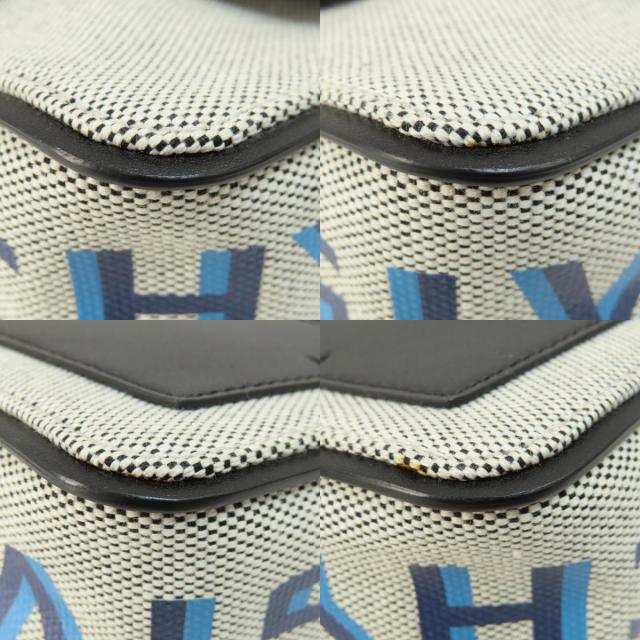 GIVENCHY ジバンシー ロゴ ショルダーバッグ キャンバス/レザー レディース 