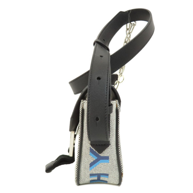 GIVENCHY ジバンシー ロゴ ショルダーバッグ キャンバス/レザー レディース 