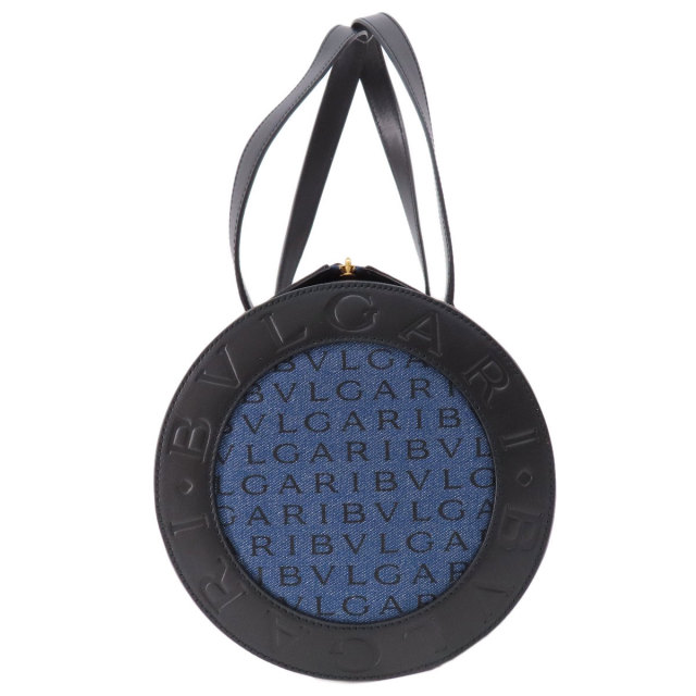 BVLGARI ブルガリ ロゴマニア ビーゼロワン ハンドバッグ デニム 