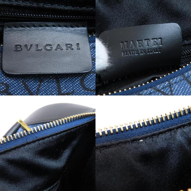 BVLGARI ブルガリ ロゴマニア ビーゼロワン ハンドバッグ デニム  