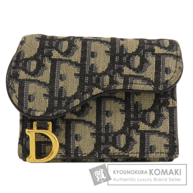 CHRISTIAN DIOR クリスチャンディオール サドル ミニウォレット  