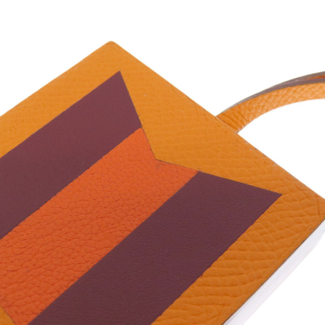 HERMES エルメス バッグチャーム レトルオカレ キーホルダー カーフ  