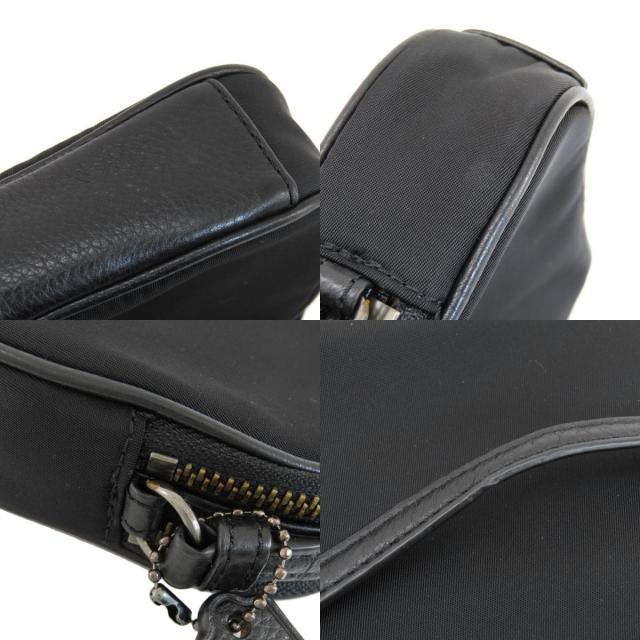 COACH コーチ F87093 ロゴ ショルダーバッグ ナイロン素材 レディース