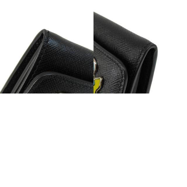PRADA プラダ 1MH132 サフィアーノ ピンバッジ 長財布（小銭入れあり  