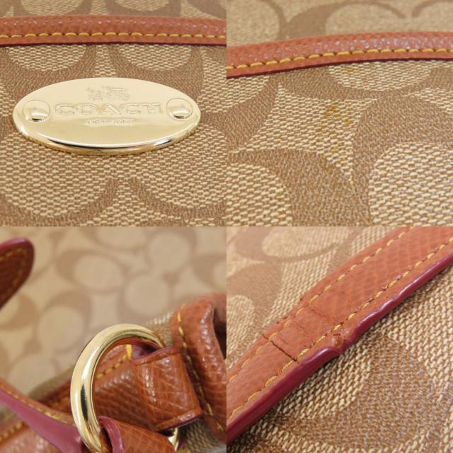 COACH コーチ F34938 シグネチャー ショルダーバッグ PVC レディース 