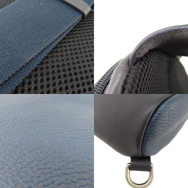 COACH コーチ F71344 ロゴ ボディバッグ レザー メンズ ブランド