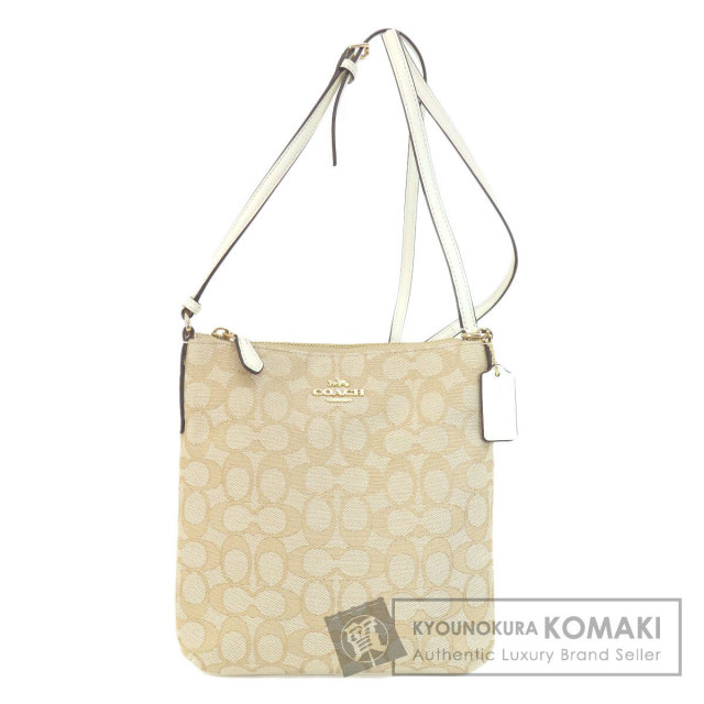 COACH シグネチャー ホーボー レザー キャンバス ワンショルダーバッグ COACH コーチ F58241 シグネチャー ショルダーバッグ キャンバス