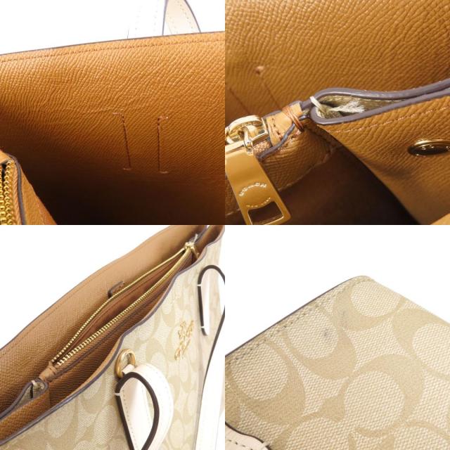 COACH コーチ F48735 シグネチャー トートバッグ PVC レディース