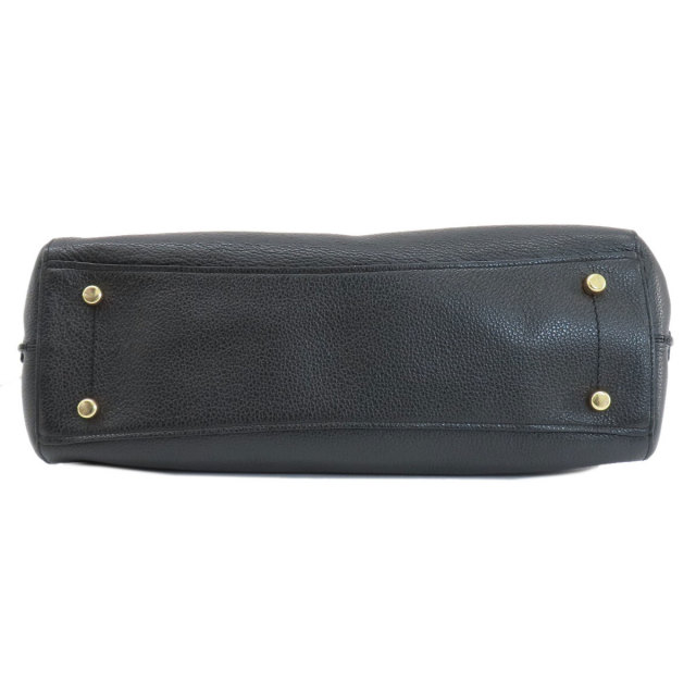 COACH ブラックレザー トートバッグ COACH コーチ 52547 ロゴ トートバッグ レザー レディース