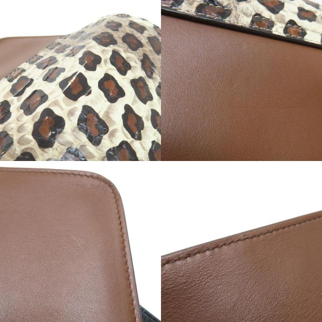 Furla フルラ メトロポリス パイソン レオパード ショルダーバッグ  
