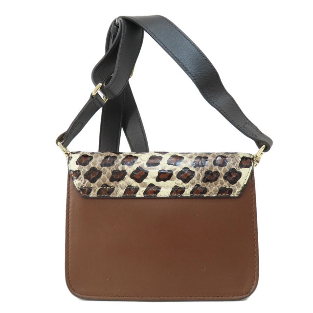 Furla フルラ メトロポリス パイソン レオパード ショルダーバッグ  