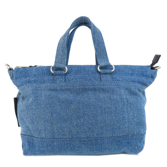 DIESEL ディーゼル リバーシブル 2WAY ハンドバッグ デニム/ボア  