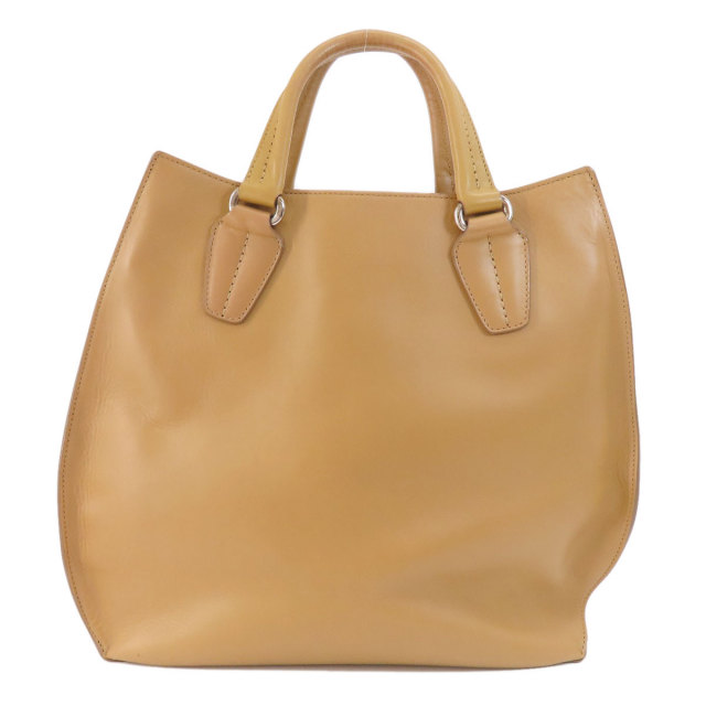 ヒロフ HIROFU ☆ レザー ハンドバッグ クラッチバッグ 総革 伊製  