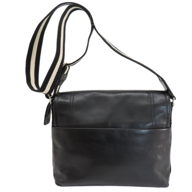 BALLY バリー バリーストライプ ショルダーバッグ レザー レディース