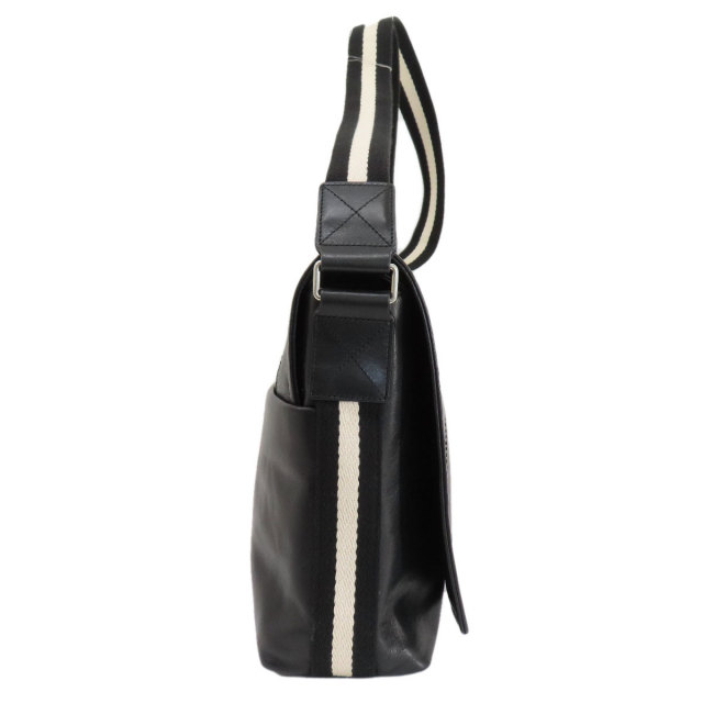 BALLY バリー バリーストライプ ショルダーバッグ レザー レディース