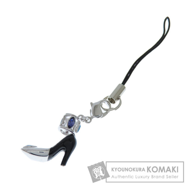 スワロフスキー キーホルダー ハイヒールモチーフ ストラップ