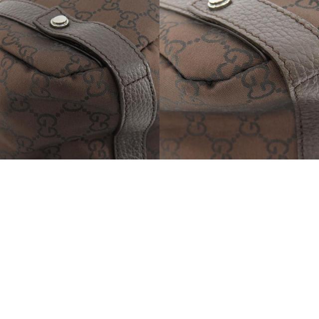GUCCI トートバッグ GGナイロン ブラウン 293578