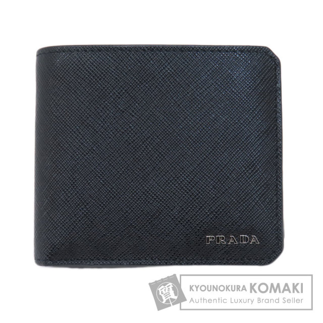 PRADA プラダ 2MO738 ロゴ金具 サフィアーノ 二つ折り財布（小銭