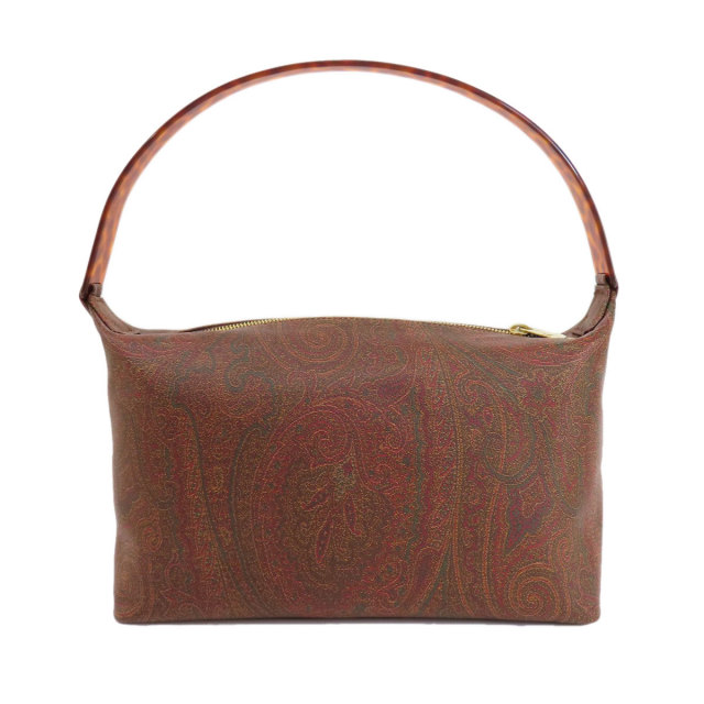 ETRO エトロ ペイズリー ハンドバッグ PVC レディース 