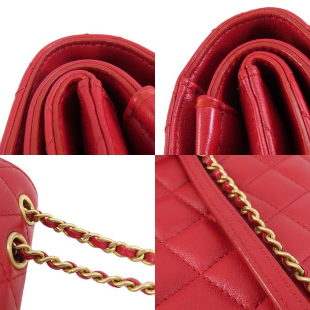 シャネル ショルダーバッグ チェーンショルダー マトラッセ シルバー金具